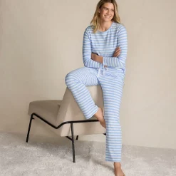 Gemustertes Pyjama-Set aus Baumwoll-Jersey