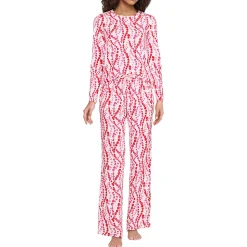 Gemustertes Pyjama-Set aus Baumwoll-Jersey für Damen in Petite-Größe