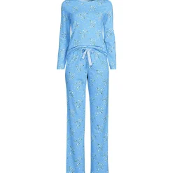 Gemustertes Pyjama-Set aus Baumwoll-Jersey