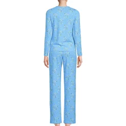 Gemustertes Pyjama-Set aus Baumwoll-Jersey