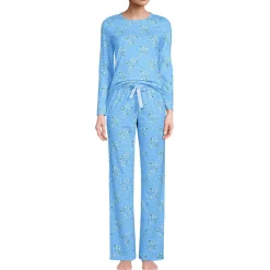 Gemustertes Pyjama-Set aus Baumwoll-Jersey