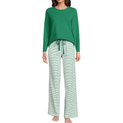 Gemustertes Pyjama-Set aus Baumwoll-Jersey
