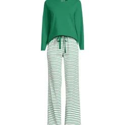 Gemustertes Pyjama-Set aus Baumwoll-Jersey