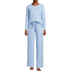 Gemustertes Pyjama-Set aus Baumwoll-Jersey