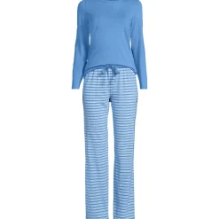 Gemustertes Pyjama-Set aus Baumwoll-Jersey