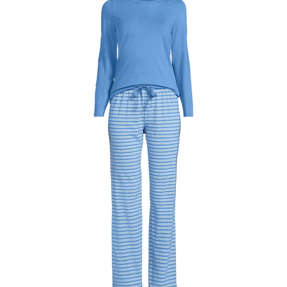 Gemustertes Pyjama-Set aus Baumwoll-Jersey