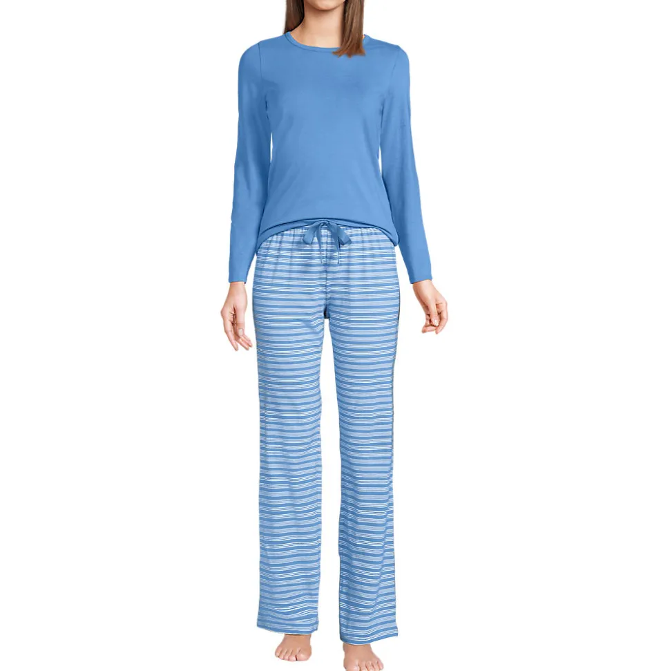 Gemustertes Pyjama-Set aus Baumwoll-Jersey