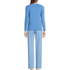 Gemustertes Pyjama-Set aus Baumwoll-Jersey