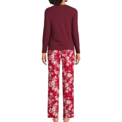Gemustertes Pyjama-Set aus Baumwoll-Jersey