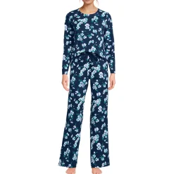 Gemustertes Pyjama-Set aus Baumwoll-Jersey