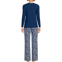 Gemustertes Pyjama-Set aus Baumwoll-Jersey