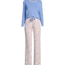 Gemustertes Pyjama-Set aus Baumwoll-Jersey