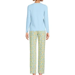 Gemustertes Pyjama-Set aus Baumwoll-Jersey
