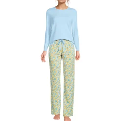 Gemustertes Pyjama-Set aus Baumwoll-Jersey