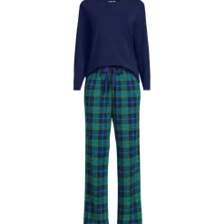 Gemustertes Pyjama-Set aus Baumwoll-Jersey