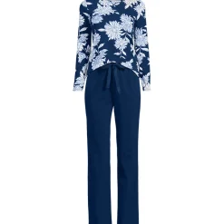 Gemustertes Pyjama-Set aus Baumwoll-Jersey