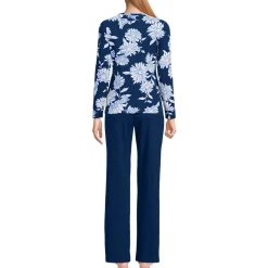 Gemustertes Pyjama-Set aus Baumwoll-Jersey
