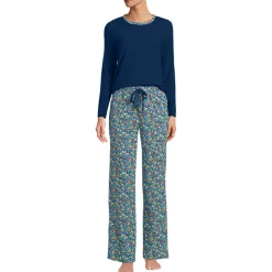 Gemustertes Pyjama-Set aus Baumwoll-Jersey