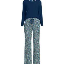 Gemustertes Pyjama-Set aus Baumwoll-Jersey
