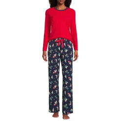 Gemustertes Pyjama-Set aus Baumwoll-Jersey