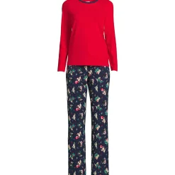 Gemustertes Pyjama-Set aus Baumwoll-Jersey
