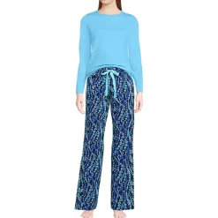 Gemustertes Pyjama-Set aus Baumwoll-Jersey