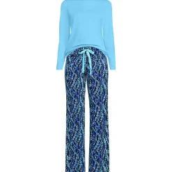 Gemustertes Pyjama-Set aus Baumwoll-Jersey