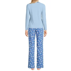 Gemustertes Pyjama-Set aus Baumwoll-Jersey