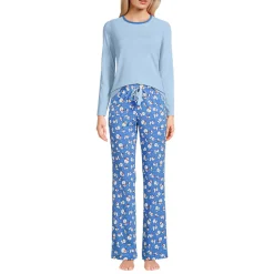 Gemustertes Pyjama-Set aus Baumwoll-Jersey