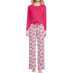 Gemustertes Pyjama-Set aus Baumwoll-Jersey