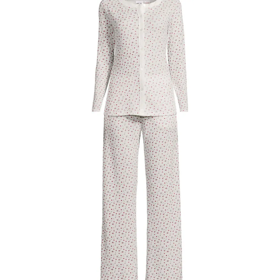 Gemustertes Pyjama-Set für Damen