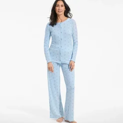 Gemustertes Pyjama-Set für Damen