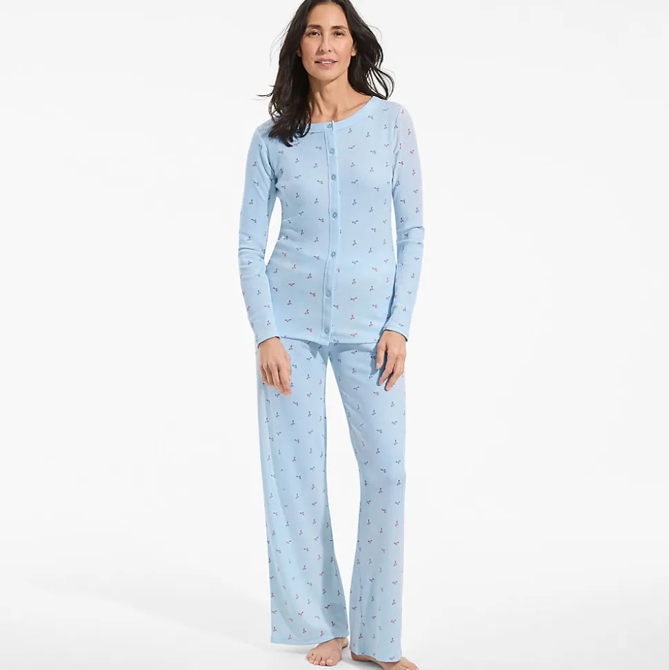 Gemustertes Pyjama-Set für Damen