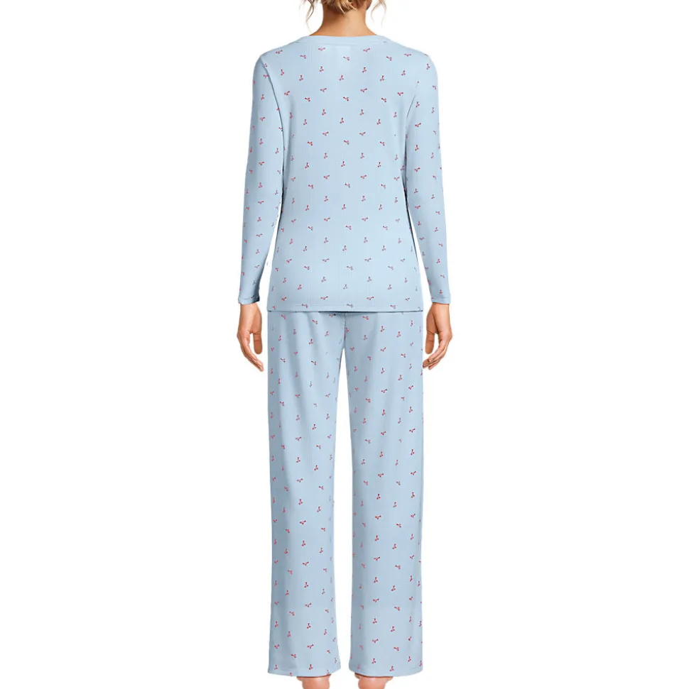 Gemustertes Pyjama-Set für Damen