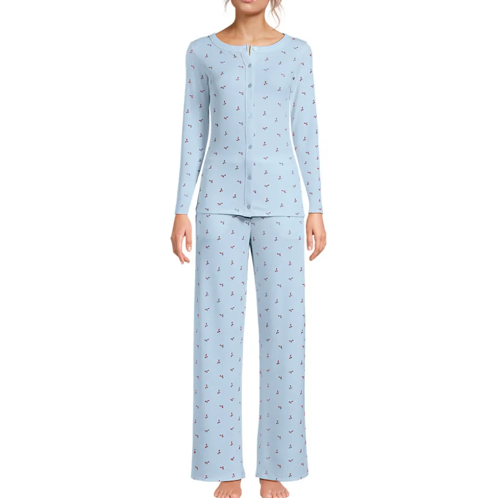Gemustertes Pyjama-Set für Damen