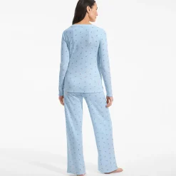 Gemustertes Pyjama-Set für Damen