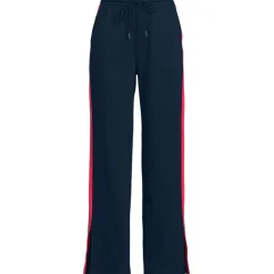 Gerade Jerseyhose mit Kontraststreifen für Damen