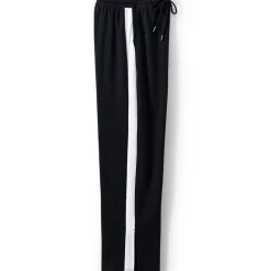 Gerade Jerseyhose mit Kontraststreifen für Damen