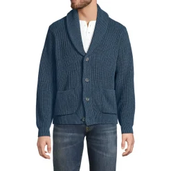 Gerippter Cardigan mit Schalkragen DRIFTER für Herren
