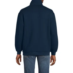 Gerippter Pullover mit Stehkragen für Herren