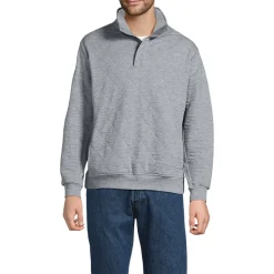 Gesteppter Pullover mit Stehkragen für Herren