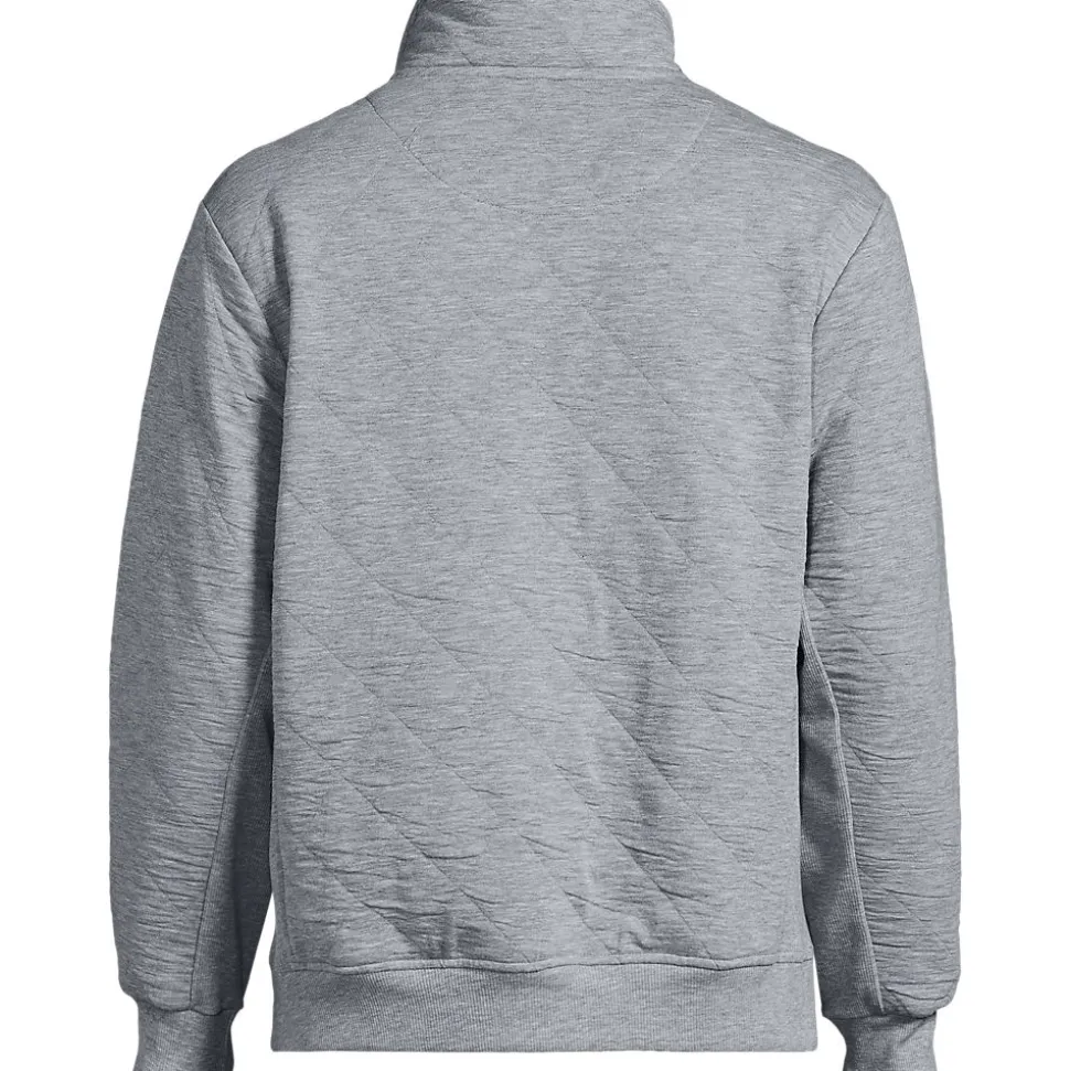 Gesteppter Pullover mit Stehkragen für Herren