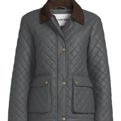 Gesteppte Wachsjacke aus Baumwolle für Damen