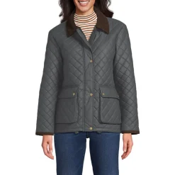 Gesteppte Wachsjacke aus Baumwolle für Damen