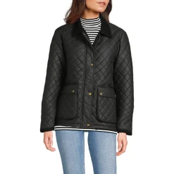 Gesteppte Wachsjacke aus Baumwolle für Damen