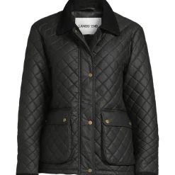 Gesteppte Wachsjacke aus Baumwolle für Damen