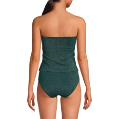 Glitzer Twist Bandeau-Tankinitop für Damen