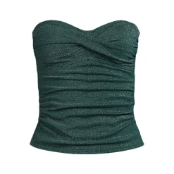 Glitzer Twist Bandeau-Tankinitop für Damen