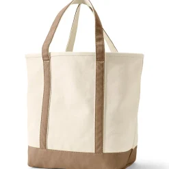 Große offene Canvas-Tasche