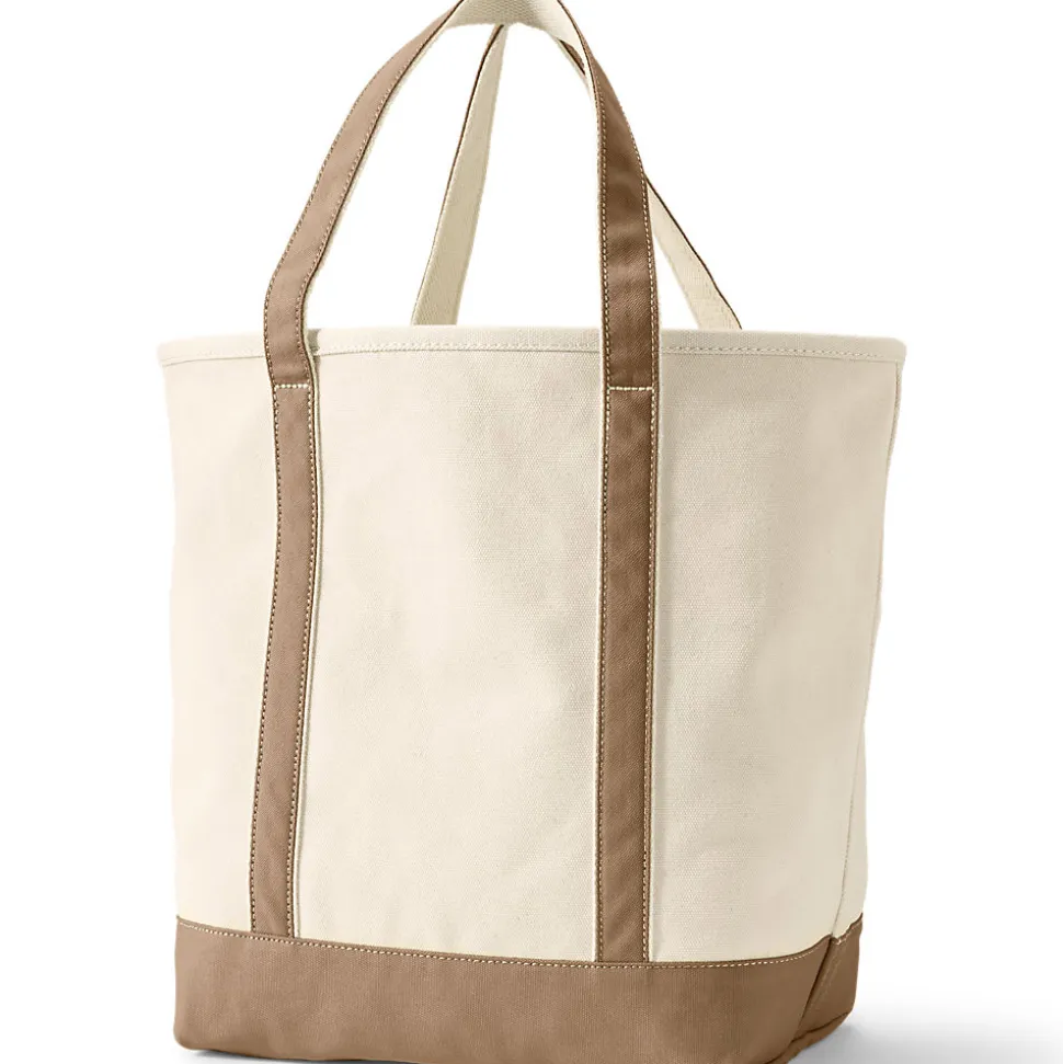Große offene Canvas-Tasche